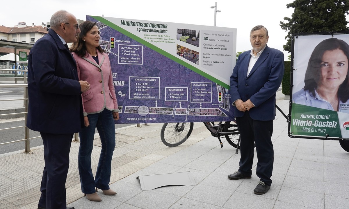 Beatriz Artolazabal mejorará la integración del BEI en la ciudad y creará un servicio de Agentes de Movilidad para regular el tráfico