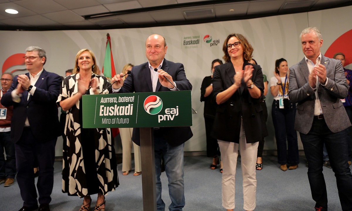 EAJ-PNV gana en Bilbao, en Donostia y en las Juntas Generales de Bizkaia y Araba y será determinante en Nafarroa