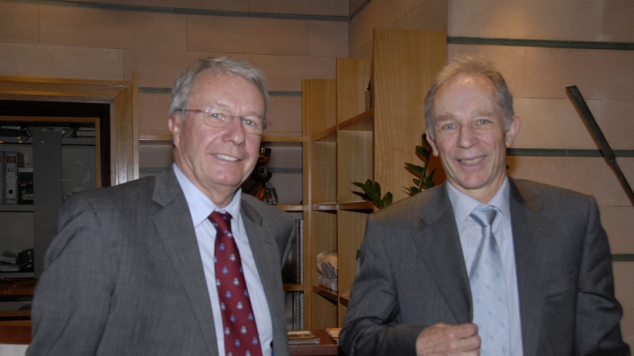 Visita del Embajador de Suiza, Urs Ziswiler, y el Cónsul Honorario de Suiza en Bilbao, Markus Schaub