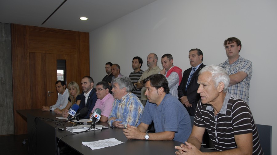 Rueda de prensa en Ortuella