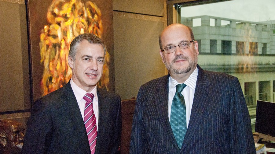 Iñigo Urkullu recibe al Embajador de Austria Dr. Rudolf Lennkh