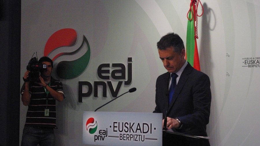 Rueda de prensa Iñigo Urkullu (Sabin Etxea)