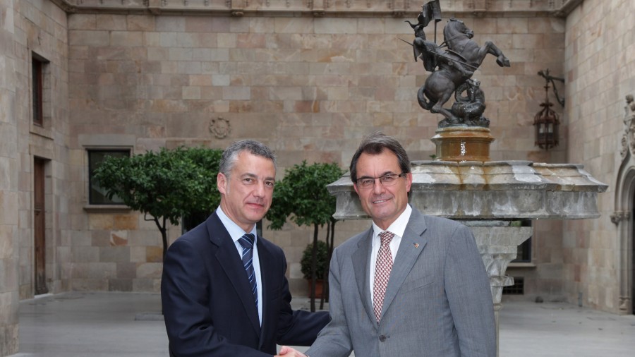 Artur Mas eta Iñigo Urkulluren bilera
