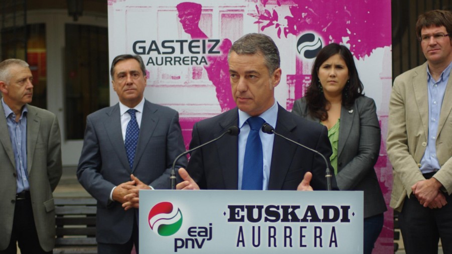 Iñigo Urkullu - Sobre pensiones - Vitoria Gasteiz