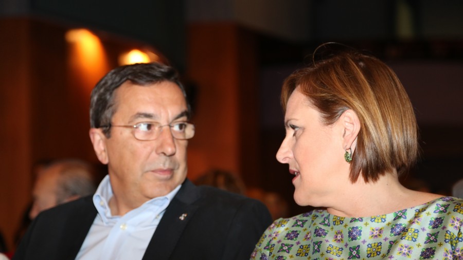 Itxaso Atutxa y Jose Luis Bilbao en Basauri