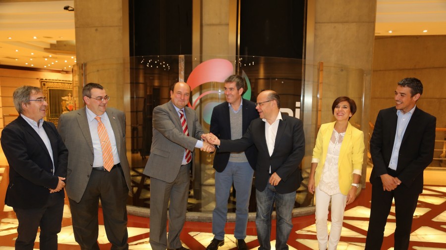 Visita de Fernando Clavijo Batlle, pte del Gobierno de Canarias