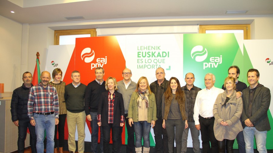 Joseba Agirretxea y Mª Eugenia Iparragirre en Bergara
