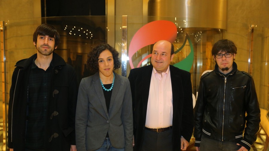  EAJ-PNV eta Podemos Euskadi gaur Sabin Etxean