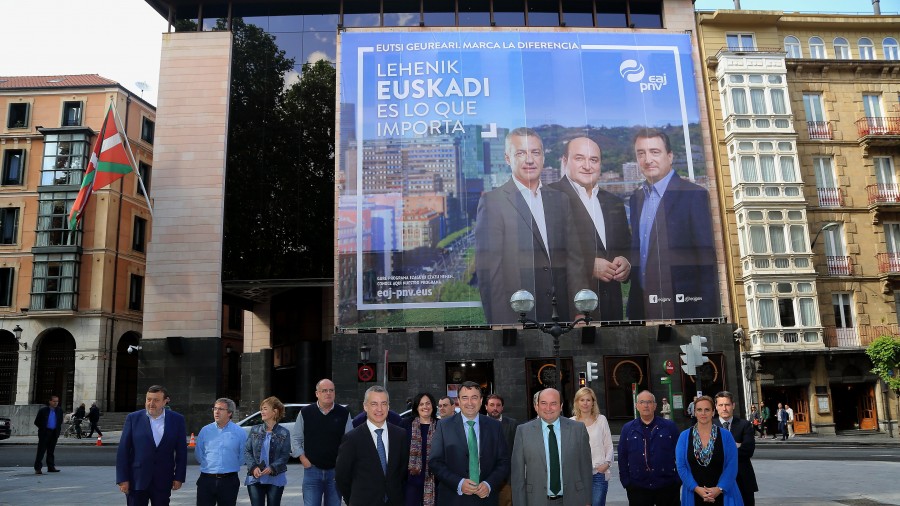 EAJ-PNVren goiburua E-26ko hauteskundeetarako 