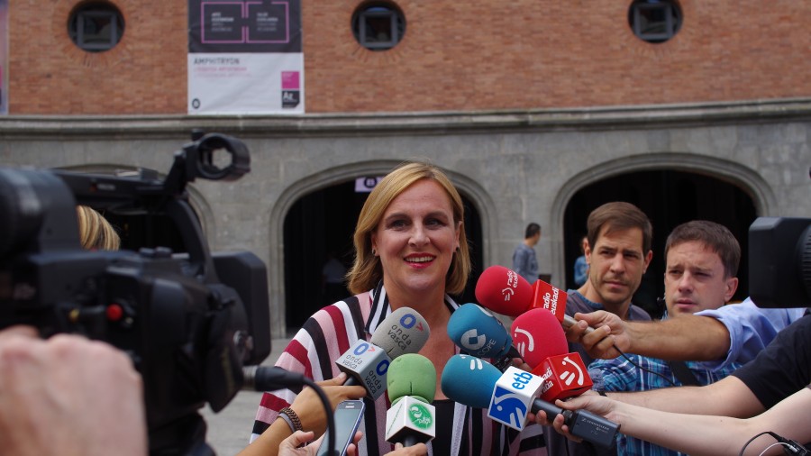 Declaraciones de Itxaso Atutxa en Bilbao