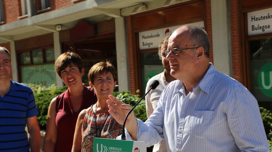 Oficina electoral en Intxaurrondo