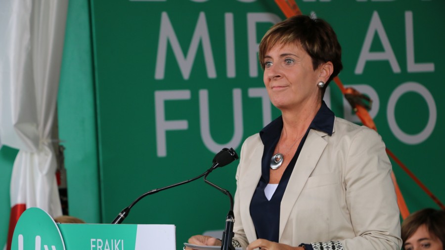 Iñigo Urkullu. Mitin. Arrasate