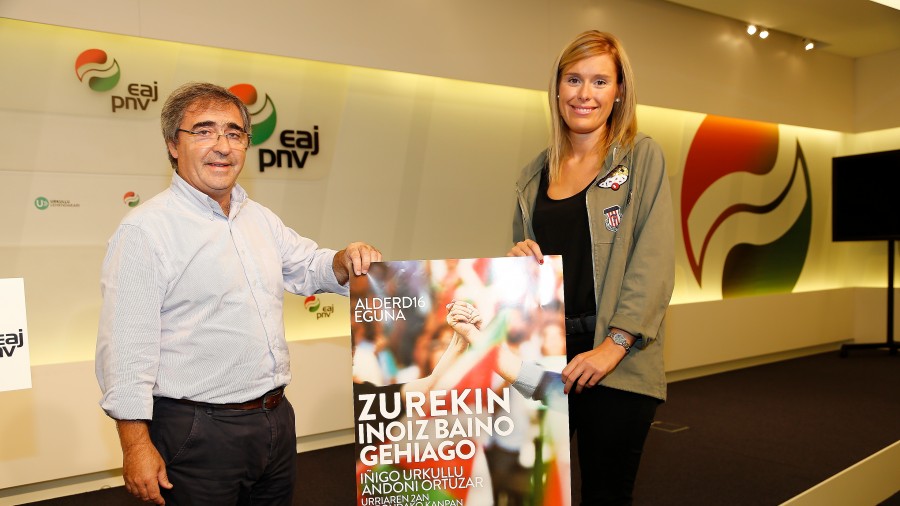 Alderdi Eguna 2016 - Presentación - Mireia Zarate, Joseba Aurrekoetxea 