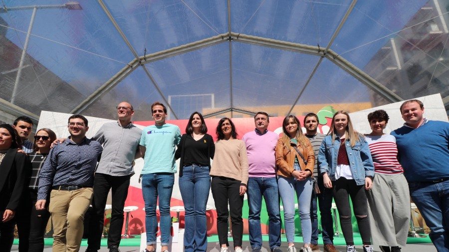 Mitin Tolosa. EGI Eguna. Aitor Esteban, Olatz Peon, Aitana Agirre