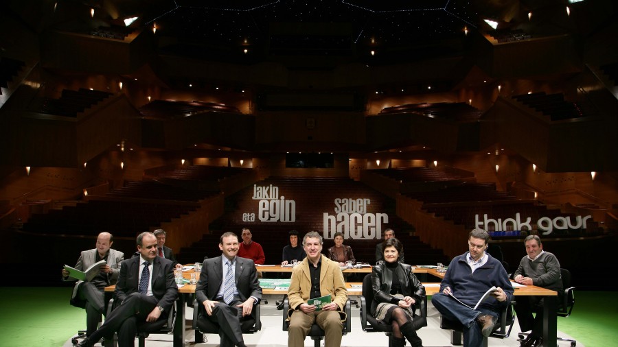 Presentación del acto de cierre de la campaña   Think Gaur en el Palacio Euskalduna