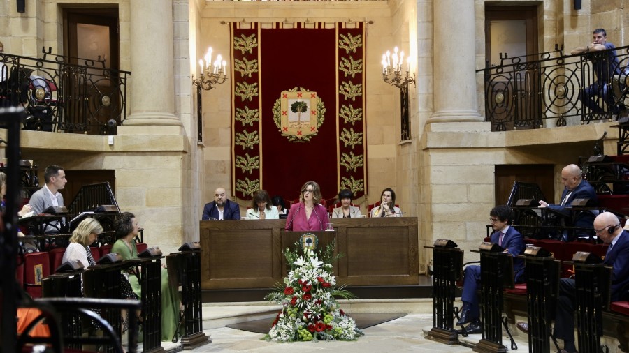 Pleno de designación de la Diputada General de Bizkaia