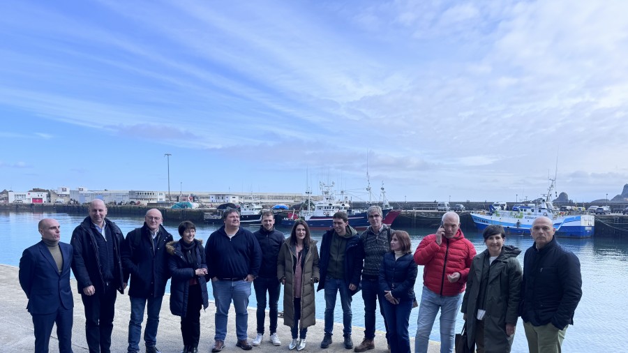 Oihane Agirregoitia alturako flotarekin - Ondarroa