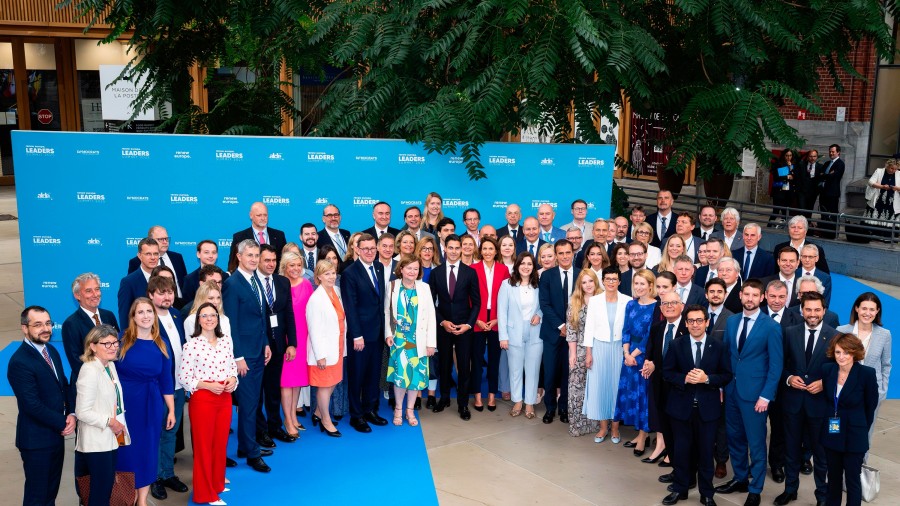 Oihane Agirregoitia en la Cumbre de Líderes de Renew Europe en Bruselas