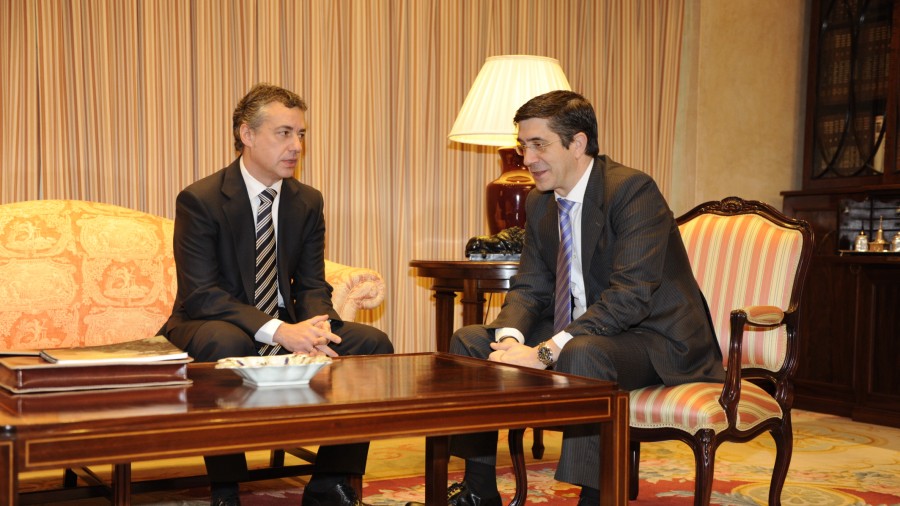 Reunión Iñigo Urkullu-Lehendakari López