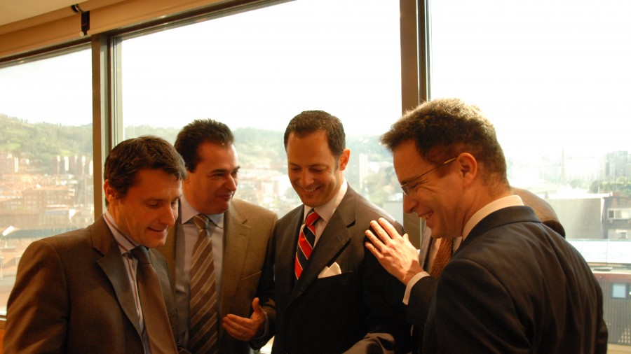 Rafael Anchia eta Iñigo Urkulluren arteko bilera