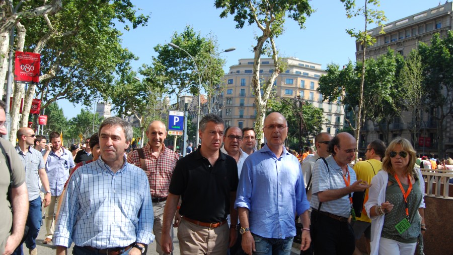 Estatut-aren aldeko manifestaldia
