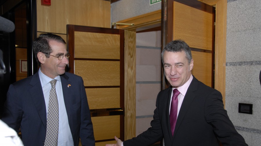 Reunión Iñigo Urkullu- Embajardo de EEUU