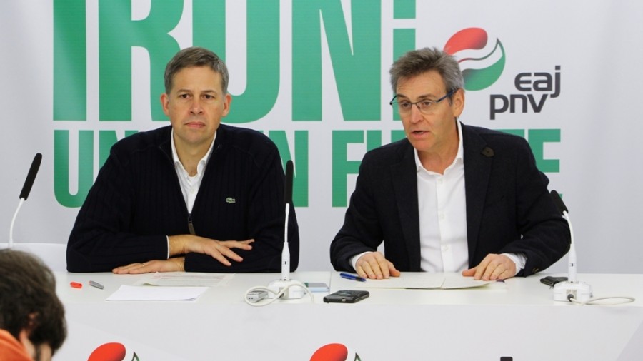 Irungo EAJ-PNVk 2020rako aurrekontuei BAI esatea proposatu du 