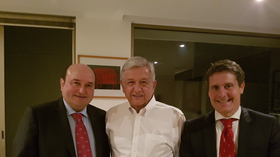 Ortuzar viaja a México para visitar la renovada Extraterritorial de EAJ-PNV y estrechar vínculos políticos y afectivos