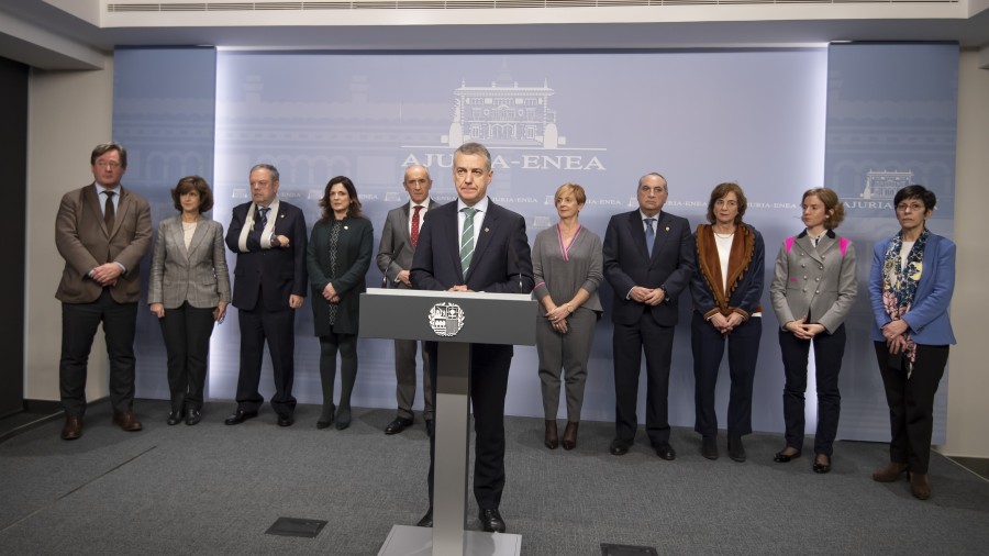 El Lehendakari Urkullu convoca Elecciones al Parlamento Vasco el 5 de abril