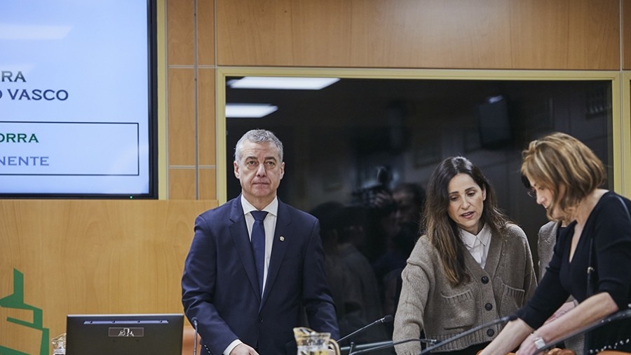 El Lehendakari Urkullu explica la gestión llevada a cabo por el Gobierno ante la situación de emergencia ocasionada por el grave accidente que tuvo lugar en el vertedero de Zaldibar