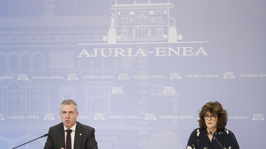 Eusko Jaurlaritzak 841 milioi euroko lehen neurri sorta onartu du