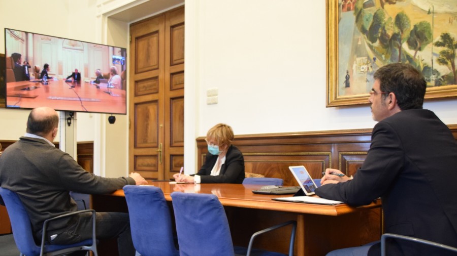 Diputación y Ayuntamiento de Donostia estrechan su colaboración para una respuesta “conjunta” al Covid-19