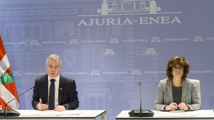El Lehendakari Urkullu anuncia un “Plan de Transición a la Nueva Normalidad”