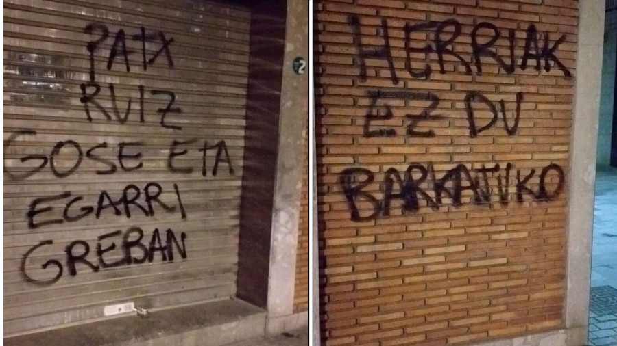 Repelega eta Mungiako batzokien kontra eginiko erasoak txarretsi ditu BBBk, aste honetako sabotajeen sekuentzia jasanezinaren azken adibideak direlarik