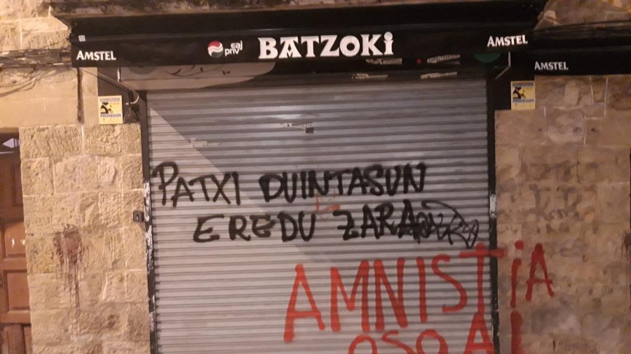 Abadiño eta Durangoko batzokien kontra egin diren azken erasoak salatu ditu BBBk 