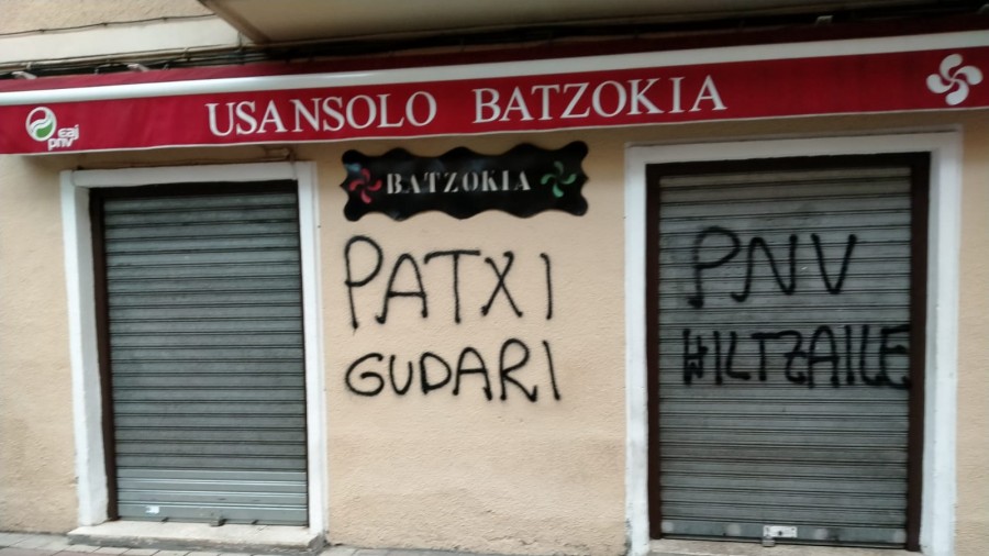 BBBk Usansolo, Lezama eta Kastrexanako batzokien kontrako erasoak salatu ditu 