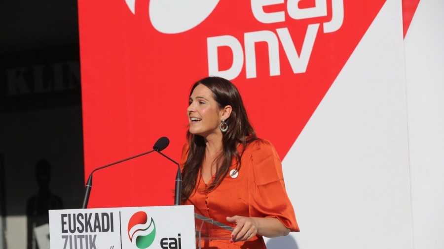 Leixuri Arrizabalaga asegura que EAJ-PNV no perderá el rumbo a la hora de poner en marcha la reconstrucción de Euskadi