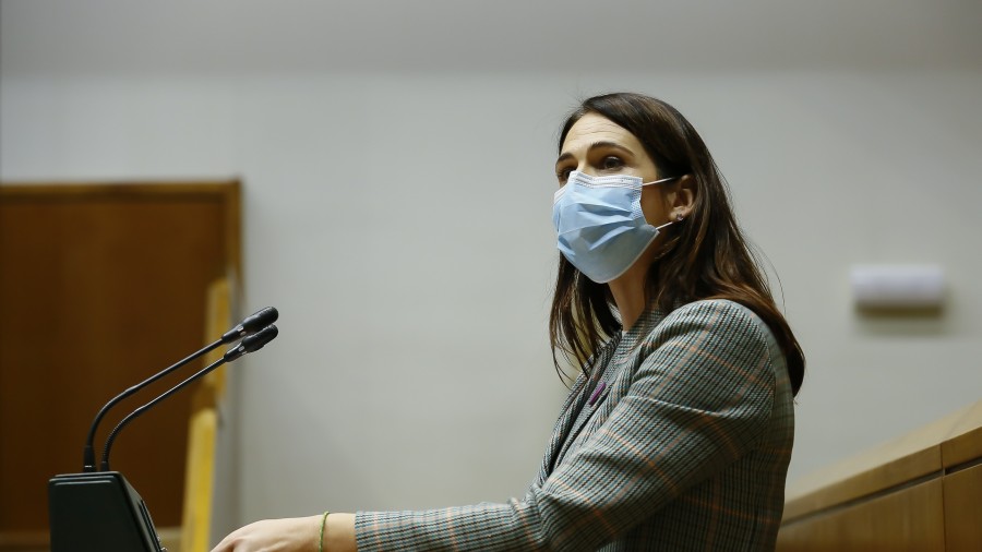 Berdintasunerako Legearen aldaketak indarkeria matxistaren aurkako borroka indartuko duela ziurtatu du Arrizabalagak