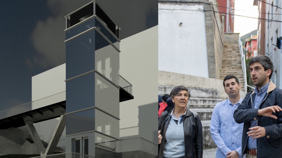 Los ascensores de Ubitxa-San Kristobal propuestos por el PNV se harán en 2021