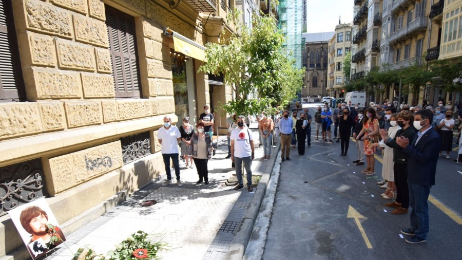 El Ayuntamiento de Donostia recuerda a Joseba Barandiaran