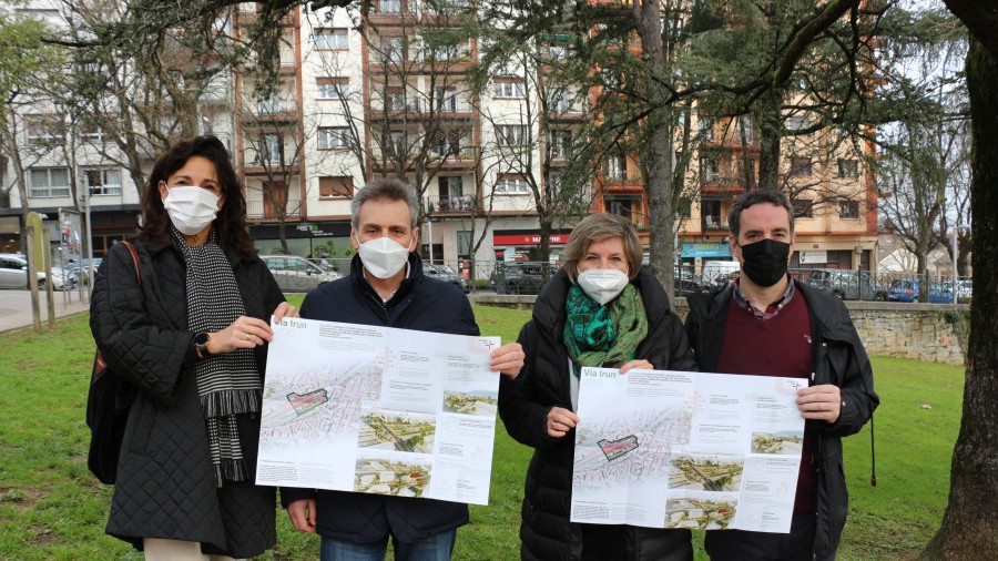EAJ-PNV presenta el ambicioso proyecto VIA IRUN 2030