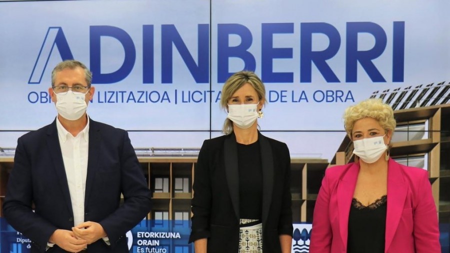 Gipuzkoa da luz verde a la edificación de Adinberri con la licitación de sus obras por 59 millones