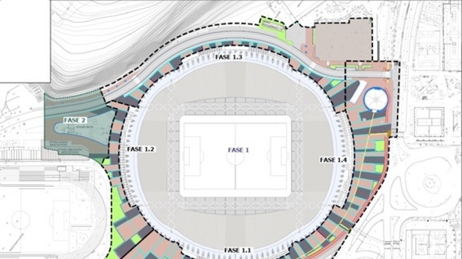 El Ayuntamiento aprueba el proyecto de reurbanización del entorno del Estadio Anoeta