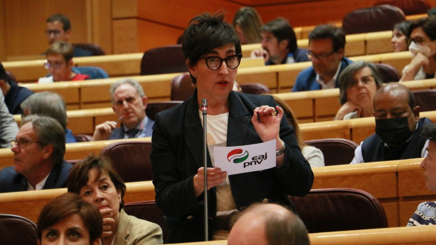 Maria Dolores Etxanok Estatuko Trans Legearen tramitazioa arintzeko eskatu dio Espainiako Gobernuari