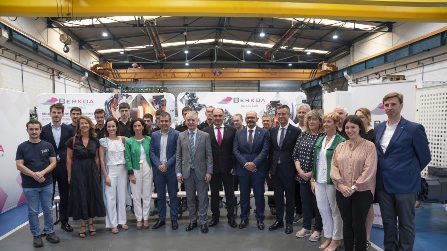 Lehendakariak ziurtatu du makina-erreminta funtsezko industria-sektorea dela euskal ekonomiarentzat