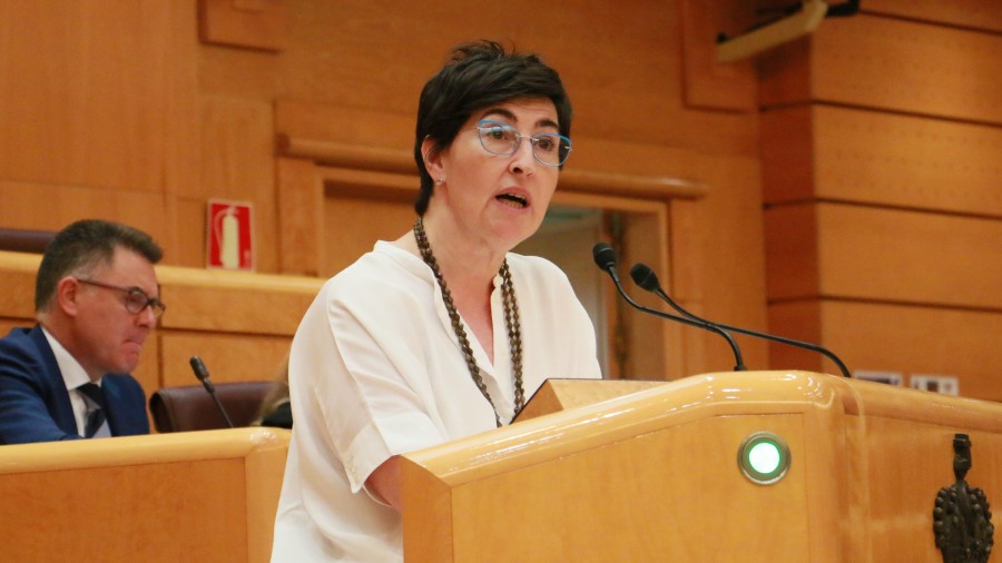 María Dolores Etxanok Sexu Askatasunaren Legeak biktimei eskubide gehiago eskaintzen dizkietela nabarmendu du