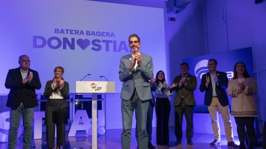 Eneko Goiak berretsi du EAJ-PNVren konpromisoa Donostiaren aurrerapenarekin eta etorkizunarekin