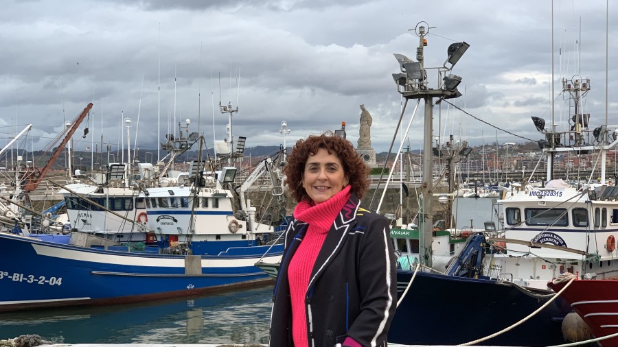 Karmele Tubilla Artetxe, EAJ-PNVren Santurtziko alkategaia 2023ko udal hauteskundeetan