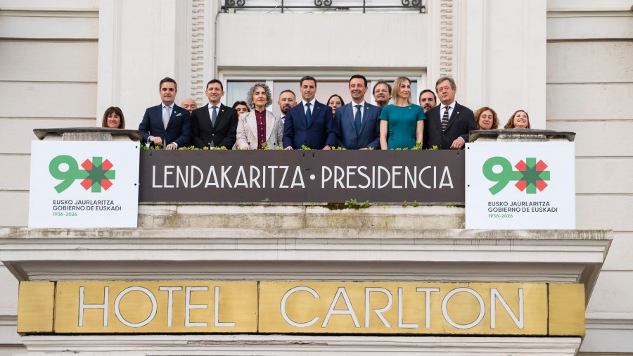 Eusko Jaurlaritza bere 90. urteurrena ospatzen hasi da