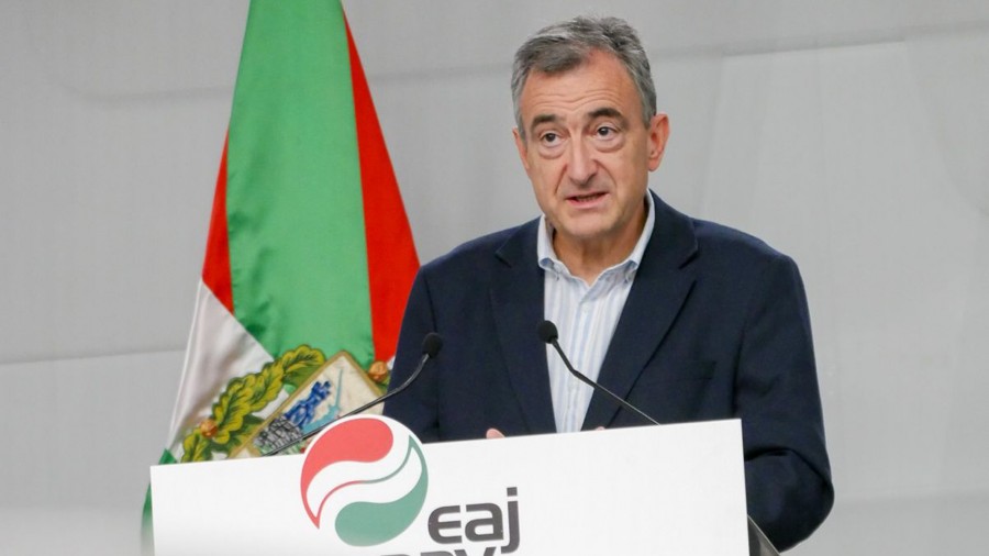Aitor Esteban hauteskunde deialdiaren ostean: 